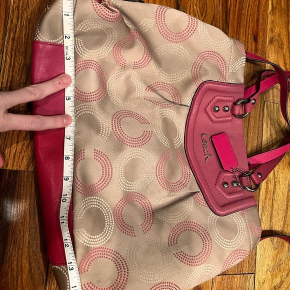 COACH Ashley satchel purse, rare color! - Picture 13 of 15